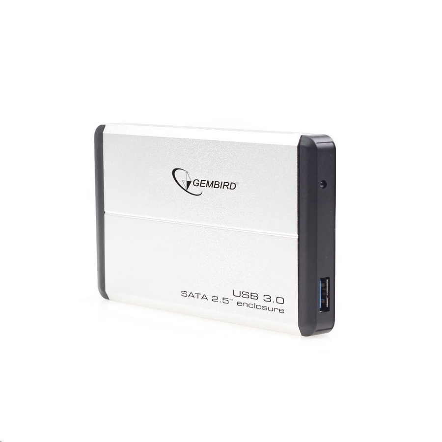 Gembird 2.5'' külső SATA merevlemez ház USB 3.0, ezüst