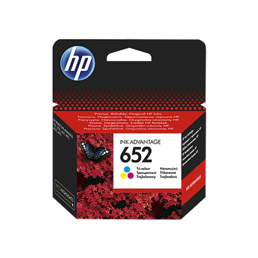 HP F6V24AE (652) színes tintapatron